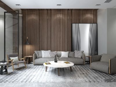 隆府御墅430平米别墅现代简约装修案例