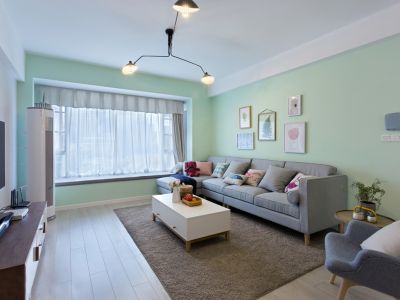 恒大绿洲混搭风格143平米三室两厅装修案例