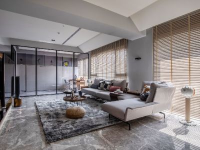 水韵尚城177平四居室欧式风格装修案例