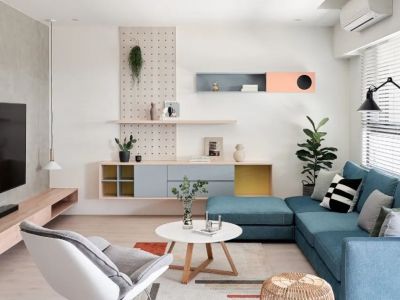 学林雅苑北欧风格95平米二居室装修案例