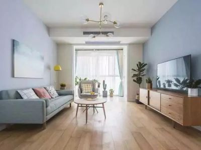 银河小区北欧风格112平米三居室装修案例