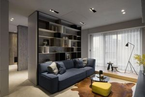 [十堰华美装饰]70㎡小平层装修设计，自己定做柜子做的隔断