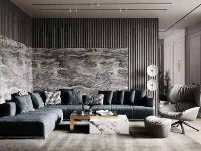 远洋国际北欧风格136平米三居室装修案例