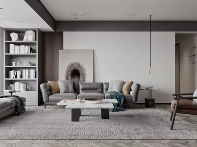 香港春天现代风格142平米四居室装修案例