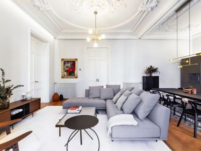 雅荷大厦北欧风格132平米三居室装修案例