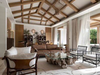 天茂湖三期温莎园简约度假191平米别墅装修案例