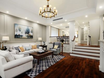 天茂湖美式简约191平米别墅装修案例