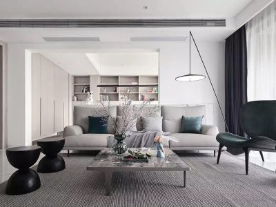  保利西江月169平米四居室现代风格装修案例