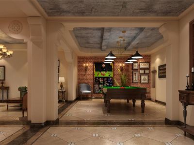 金基九月森林450平别墅美式风格装修案例