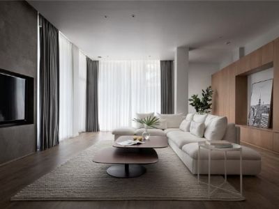 盛和天下三居115平现代风格装修案例