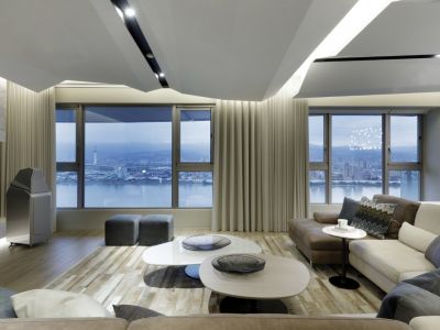 山海湾8号现代风格116平米装修案例