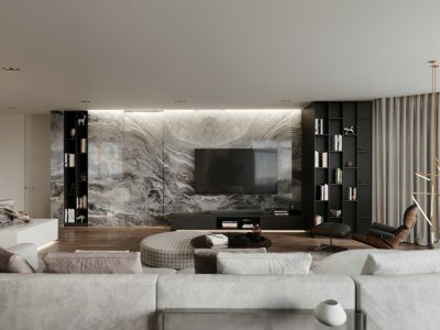 德润香山府现代风格116平米装修案例