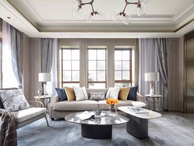 保利·阳光城·翡丽公园现代风格128平米装修案例