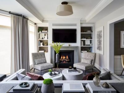 西派国樾现代风格120平米装修案例