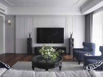 万科魅力之城现代风格127平米装修案例