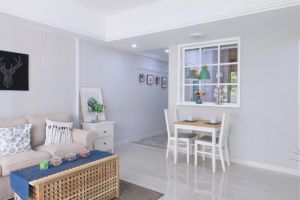 [成都筑梦家装饰]80㎡却装出100㎡效果，落地大窗干净透亮