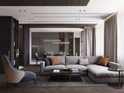 复地雲極现代风格110平米装修案例