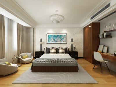 罗庄自建小别墅198㎡现代简约风格装修案例