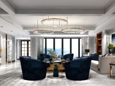 锦绣豪庭760㎡欧式别墅豪宅装修案例