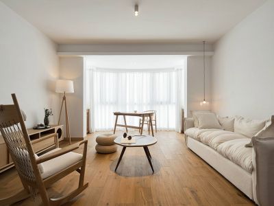 佳兴园简约风格112平米三居室装修案例