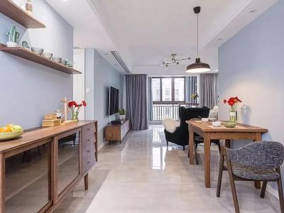 113㎡新房装修，清新优雅3居室