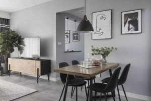 [吉安天濑装饰]102平的现代风三房，复古的配色方案，很有格调感~