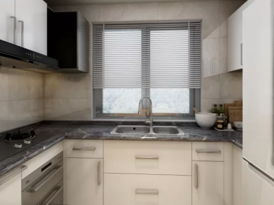 西苑小区3室2厅110平米现代简约风格装修案例