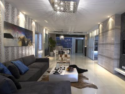 风和日丽花园100平米三居室欧式风格装修案例