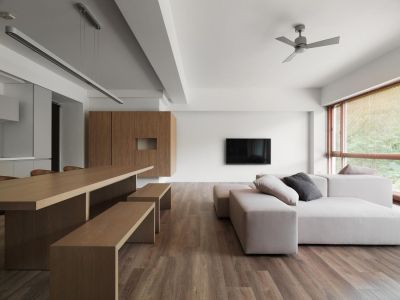 保利城现代风格92平米装修案例