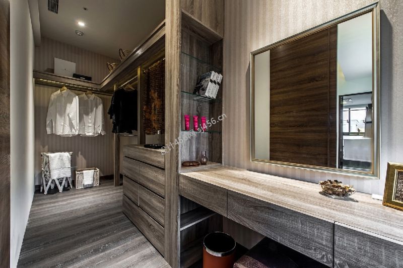 201平大平层轻奢风格装修案例效果图