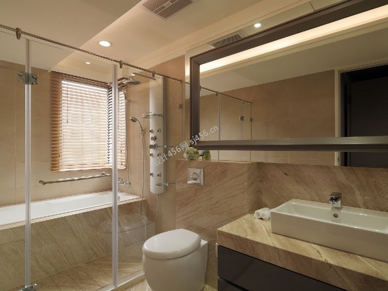 140平三居室现代风格装修案例效果图