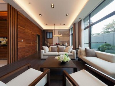 逸泉山庄时尚现代166平米别墅装修案例