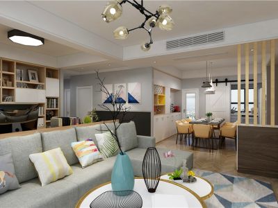 锦官阁128㎡北欧风格