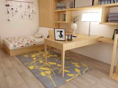 德国印象现代简约二居75平米装修案例