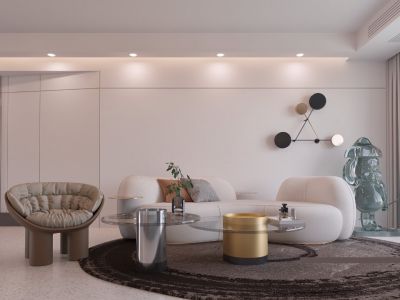 首开国风美唐90平米二居室简约风格装修案例