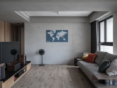 双合家园130平米三居室日式原木风格装修案例