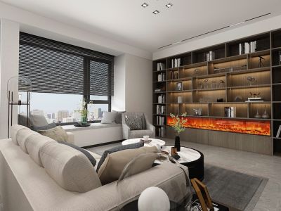 致瑞雅苑A区150㎡四居室现代风格装修案例