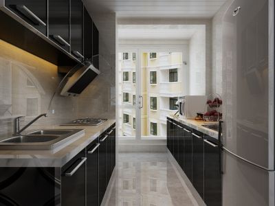 万科城市花园混搭风三居140平米装修案例