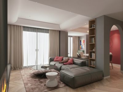 神仙树大院一期186㎡四居室意式轻奢装修案例