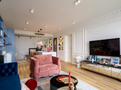 保利堂悦府98平二居室美式风格装修案例