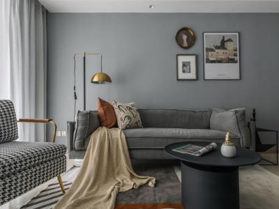 花样年江山95平二居室北欧极简风格装修案例