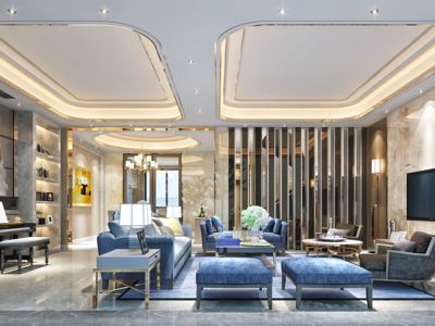 桂溪欧苑新古典风格296平米别墅装修案例