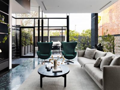 中港悦蓉府86平米二居小公寓轻奢风格装修案例