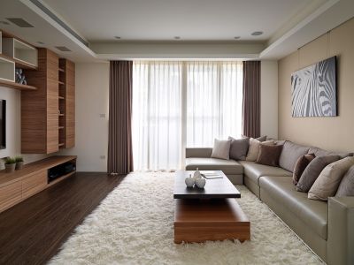 绿地新里桃溪川简约风格143平米四室两厅装修案例