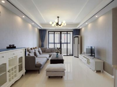 时代爵岭118平三居室现代简约风格装修案例