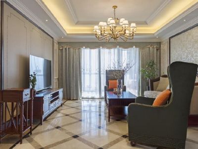 唐人街相府160平四居室美式经典风格装修案例