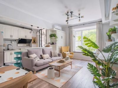 金隅新都会北欧风格62平米二居室装修设计案例