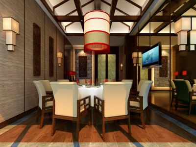 800平米中式风格餐厅装修案例