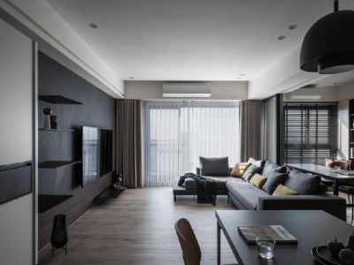 万科四季花城71平米混搭二居室装修案例