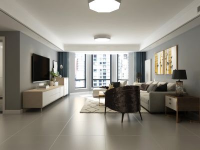 万科璟南堂简约北欧143平米四室两厅装修案例